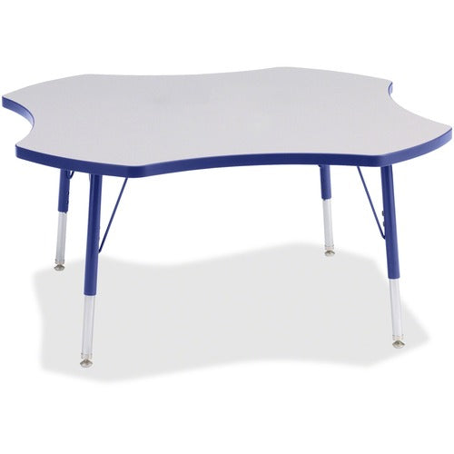 Jonti-Craft JNT6453JCE003 Berries Elementary Height Prism Four-Leaf Table