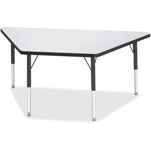 Jonti-Craft JNT6443JCE180 Berries Elementary Height Prism Edge Trapezoid Table