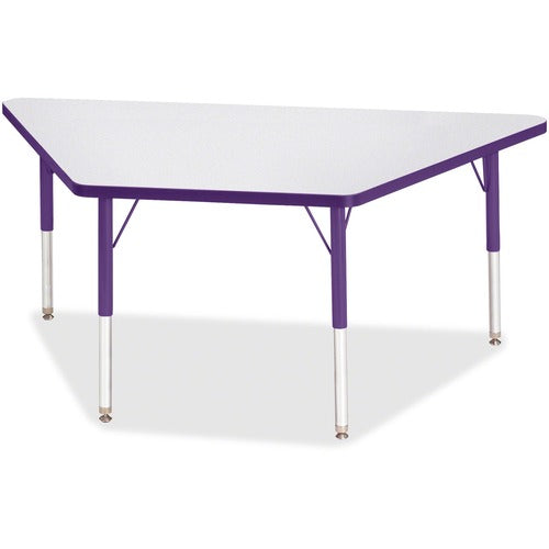 Jonti-Craft JNT6443JCE004 Berries Elementary Height Prism Edge Trapezoid Table