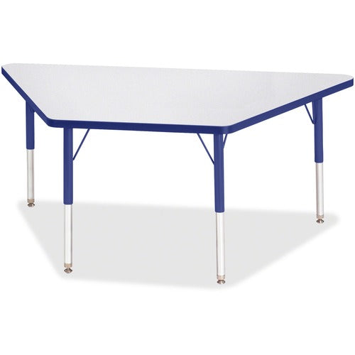 Jonti-Craft JNT6443JCE003 Berries Elementary Height Prism Edge Trapezoid Table