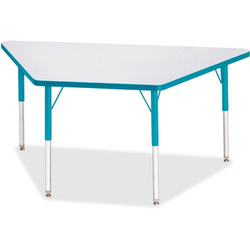 Jonti-Craft JNT6443JCA005 Berries Adult-Size Gray Laminate Trapezoid Table