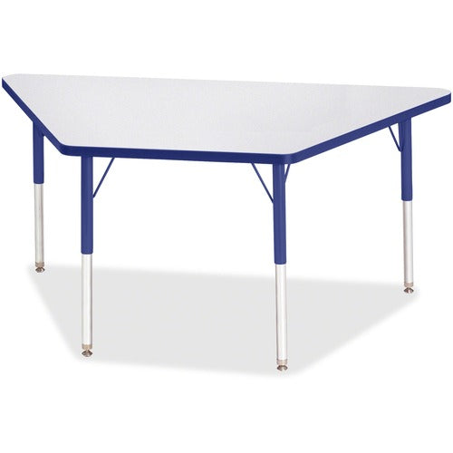 Jonti-Craft JNT6443JCA003 Berries Adult-Size Gray Laminate Trapezoid Table