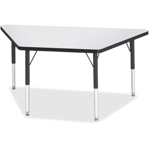 Jonti-Craft JNT6438JCE180 Berries Elementary Height Prism Edge Trapezoid Table