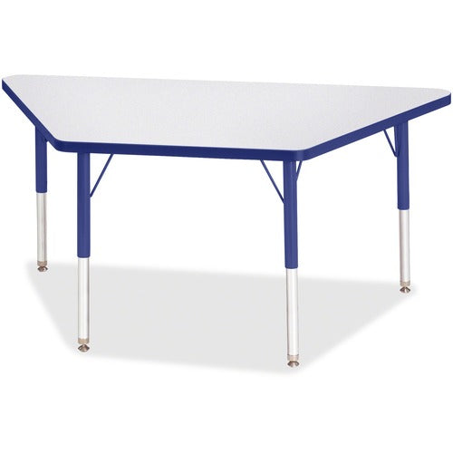 Jonti-Craft JNT6438JCE003 Berries Elementary Height Prism Edge Trapezoid Table