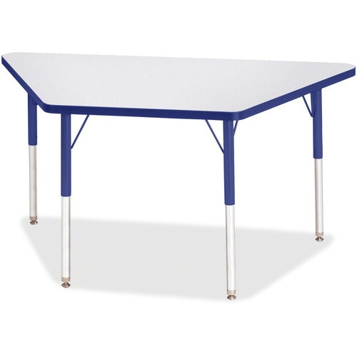 Jonti-Craft JNT6438JCA003 Berries Adult-Size Gray Laminate Trapezoid Table