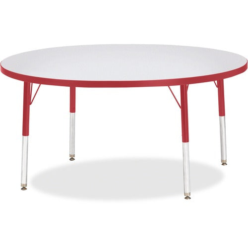 Jonti-Craft JNT6433JCE008 Berries Elementary Height Color Edge Round Table