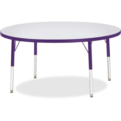 Jonti-Craft JNT6433JCE004 Berries Elementary Height Color Edge Round Table