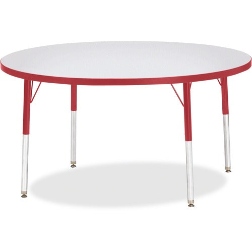 Jonti-Craft JNT6433JCA008 Berries Adult Height Color Edge Round Table