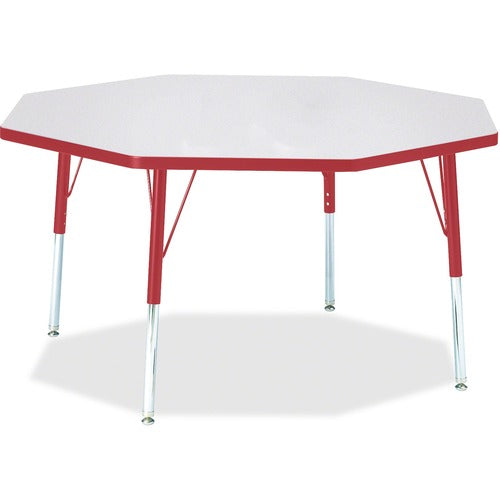Jonti-Craft JNT6428JCE008 Berries Elementary Height Color Edge Octagon Table