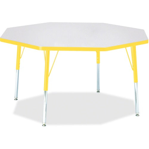 Jonti-Craft JNT6428JCE007 Berries Elementary Height Color Edge Octagon Table