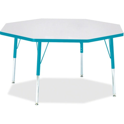 Jonti-Craft JNT6428JCE005 Berries Elementary Height Color Edge Octagon Table