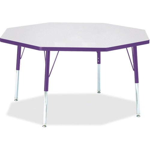 Jonti-Craft JNT6428JCE004 Berries Elementary Height Color Edge Octagon Table