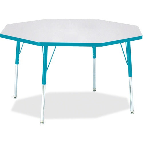 Jonti-Craft JNT6428JCA005 Berries Adult Height Color Edge Octagon Table