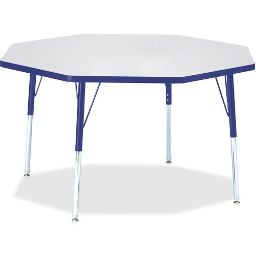 Jonti-Craft JNT6428JCA003 Berries Adult Height Color Edge Octagon Table