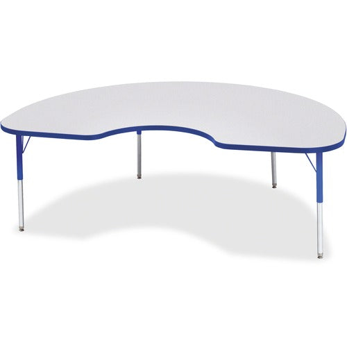 Jonti-Craft JNT6423JCE003 Berries Elementary Height Color Edge Kidney Table