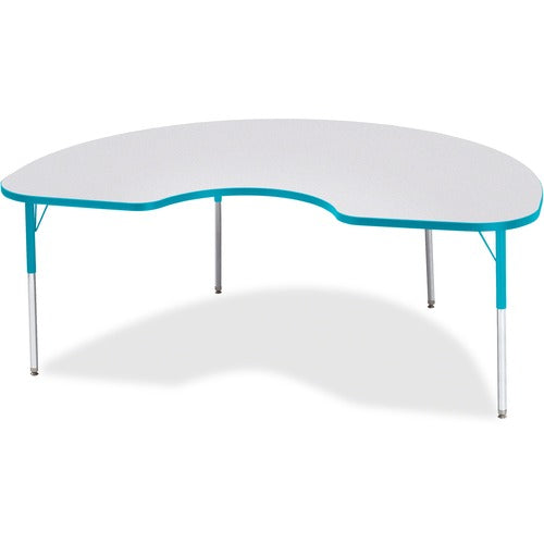Jonti-Craft JNT6423JCA005 Berries Adult Height Prism Color Edge Kidney Table