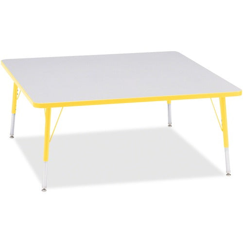 Jonti-Craft JNT6418JCE007 Berries Elementary Height Color Edge Square Table