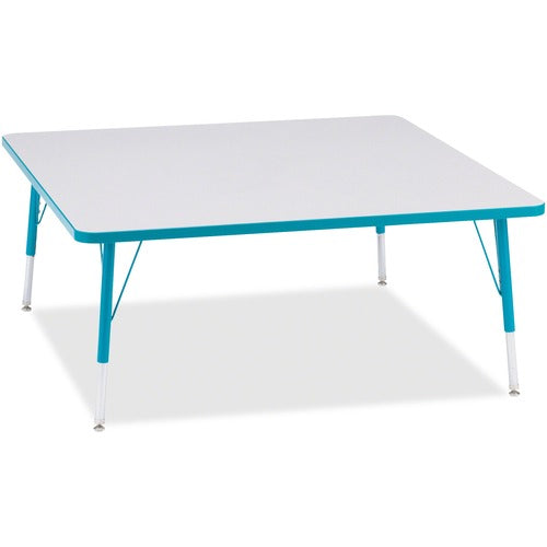 Jonti-Craft JNT6418JCE005 Berries Elementary Height Color Edge Square Table