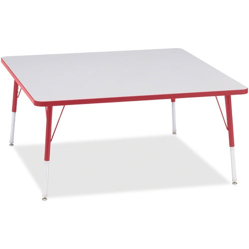 Jonti-Craft JNT6418JCA008 Berries Adult Height Prism Color Edge Square Table