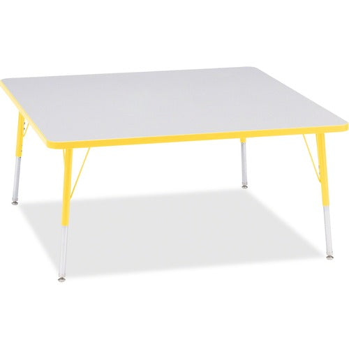 Jonti-Craft JNT6418JCA007 Berries Adult Height Prism Color Edge Square Table