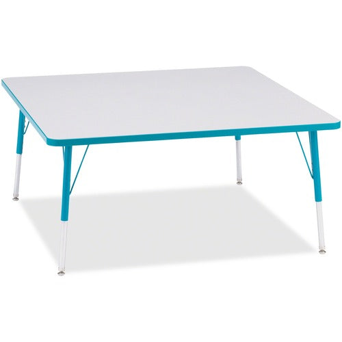 Jonti-Craft JNT6418JCA005 Berries Adult Height Prism Color Edge Square Table