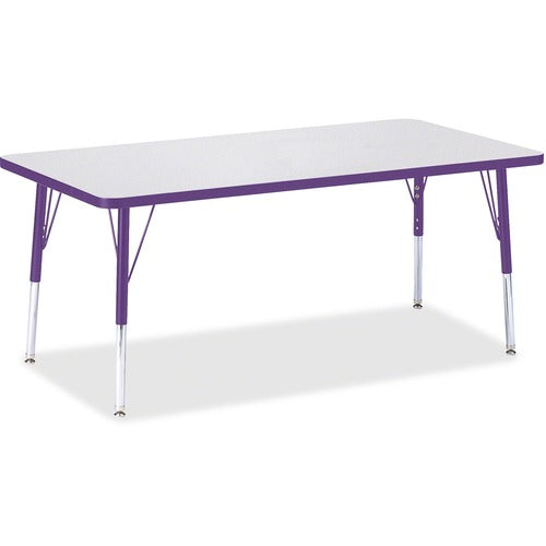 Jonti-Craft JNT6408JCE004 Berries Elementary Height Color Edge Rectangle Table