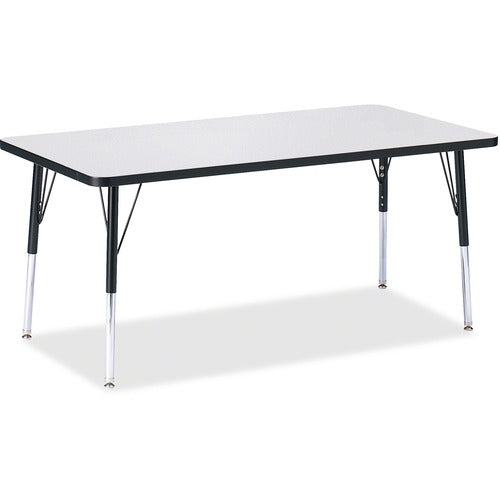 Jonti-Craft JNT6408JCA180 Berries Adult Height Color Edge Rectangle Table