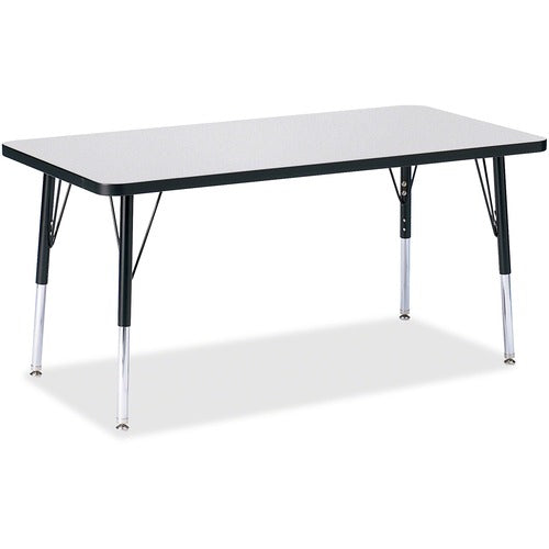 Jonti-Craft JNT6403JCE180 Berries Elementary Height Color Edge Rectangle Table