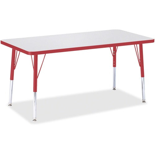Jonti-Craft JNT6403JCE008 Berries Elementary Height Color Edge Rectangle Table