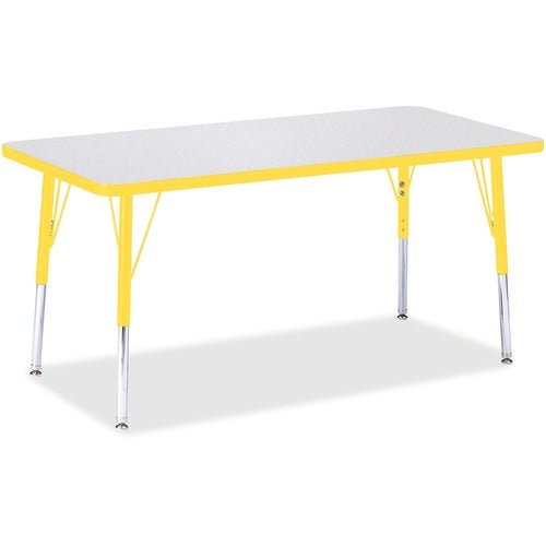 Jonti-Craft JNT6403JCE007 Berries Elementary Height Color Edge Rectangle Table
