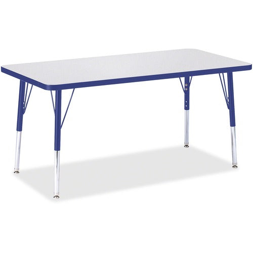 Jonti-Craft JNT6403JCE003 Berries Elementary Height Color Edge Rectangle Table