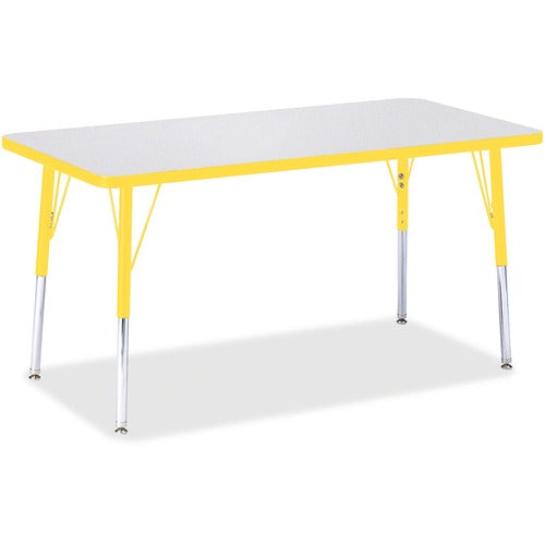 Jonti-Craft JNT6403JCA007 Berries Adult Height Color Edge Rectangle Table