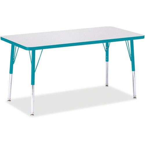 Jonti-Craft JNT6403JCA005 Berries Adult Height Color Edge Rectangle Table