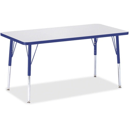 Jonti-Craft JNT6403JCA003 Berries Adult Height Color Edge Rectangle Table