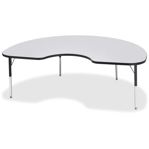 Jonti-Craft JNT6423JCE180 Berries Elementary Height Color Edge Kidney Table
