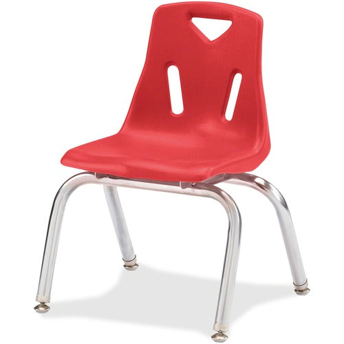 Jonti-Craft JNT8144JC1008 Berries Plastic Chairs with Chrome-Plated Legs