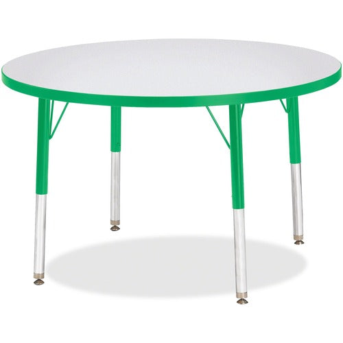 Jonti-Craft JNT6488JCE119 Berries Elementary Height Color Edge Round Table