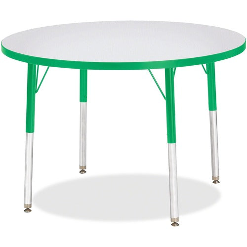 Jonti-Craft JNT6488JCA119 Berries Adult Height Color Edge Round Table