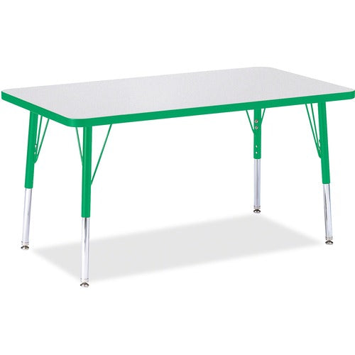 Jonti-Craft JNT6478JCE119 Berries Elementary Height Color Edge Rectangle Table