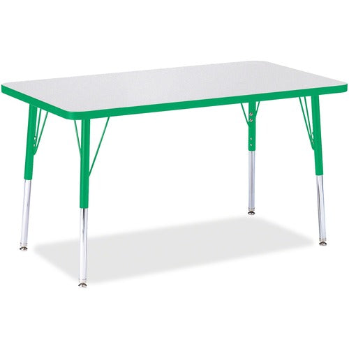 Jonti-Craft JNT6478JCA119 Berries Adult Height Color Edge Rectangle Table