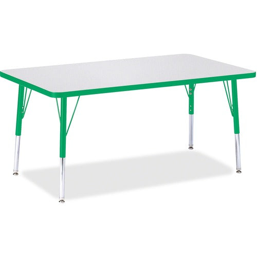 Jonti-Craft JNT6473JCE119 Berries Elementary Height Color Edge Rectangle Table