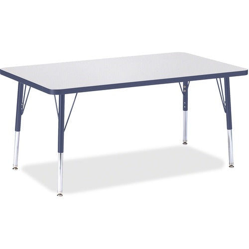Jonti-Craft JNT6473JCE112 Berries Elementary Height Color Edge Rectangle Table