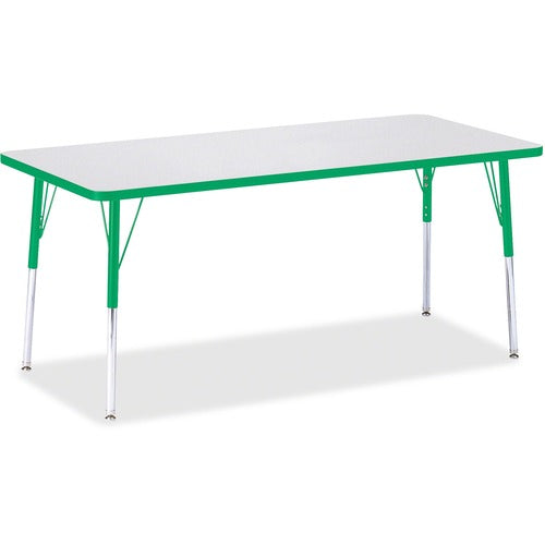 Jonti-Craft JNT6413JCA119 Berries Adult Height Color Edge Rectangle Table