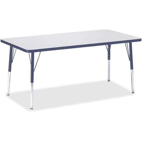 Jonti-Craft JNT6408JCA112 Berries Adult Height Color Edge Rectangle Table