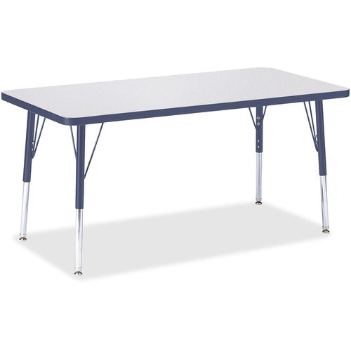 Jonti-Craft JNT6403JCE112 Berries Elementary Height Color Edge Rectangle Table