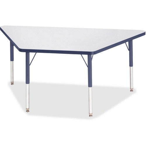 Jonti-Craft JNT6443JCE112 Berries Elementary Height Prism Edge Trapezoid Table