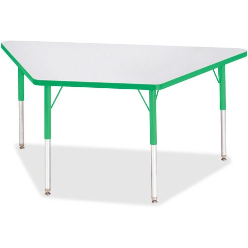Jonti-Craft JNT6443JCA119 Berries Adult-Size Gray Laminate Trapezoid Table