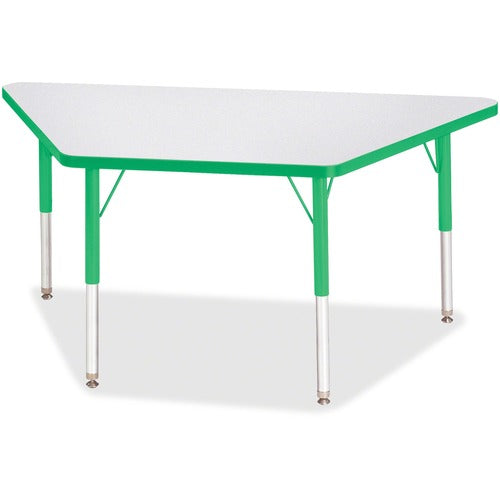 Jonti-Craft JNT6438JCE119 Berries Elementary Height Prism Edge Trapezoid Table