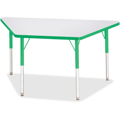 Jonti-Craft JNT6438JCA119 Berries Adult-Size Gray Laminate Trapezoid Table