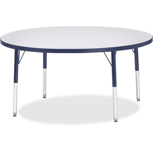 Jonti-Craft JNT6433JCE112 Berries Elementary Height Color Edge Round Table